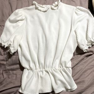 Cute white top
